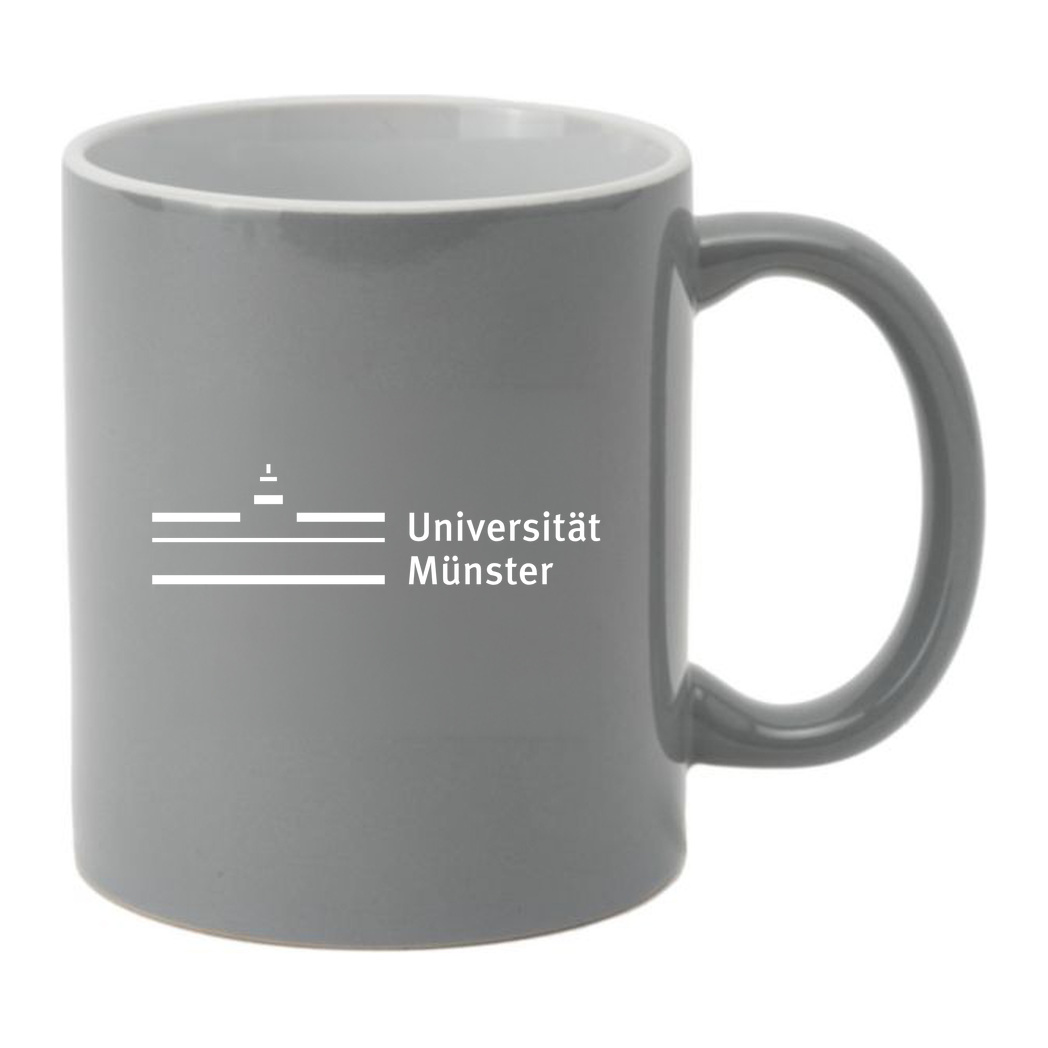 Uni Münster Tasse, Grau