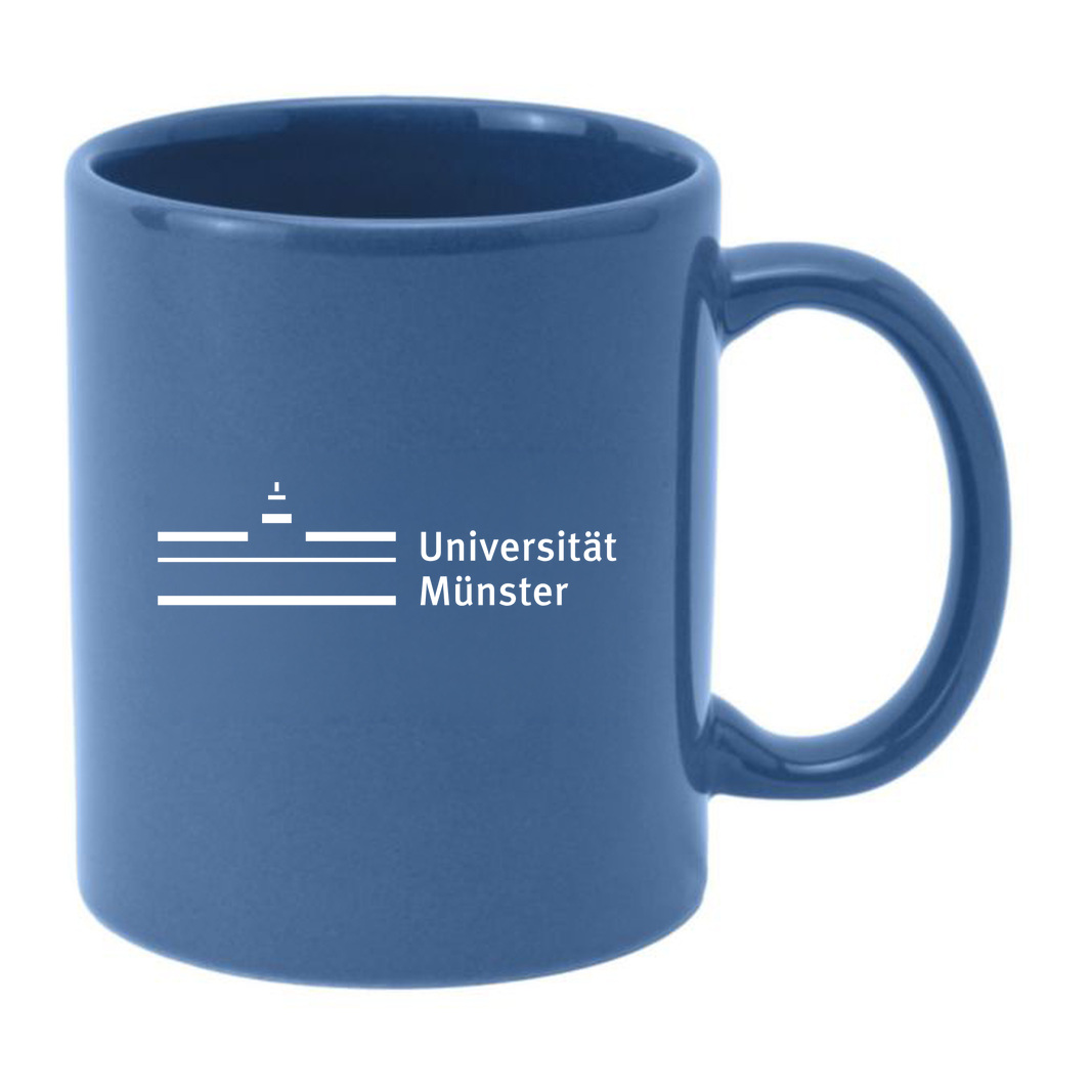 Uni Münster Tasse, Blau
